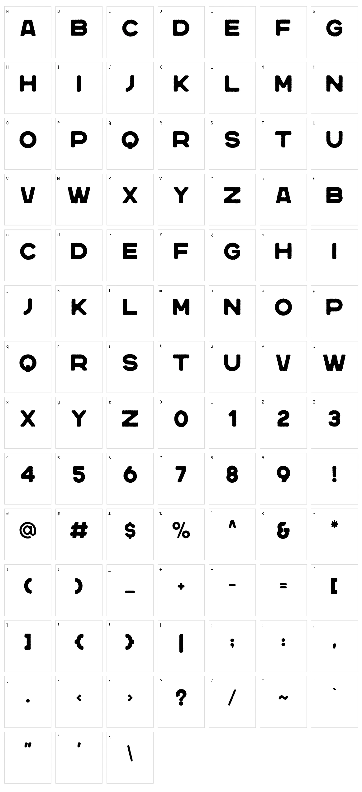 Nersans Character Set