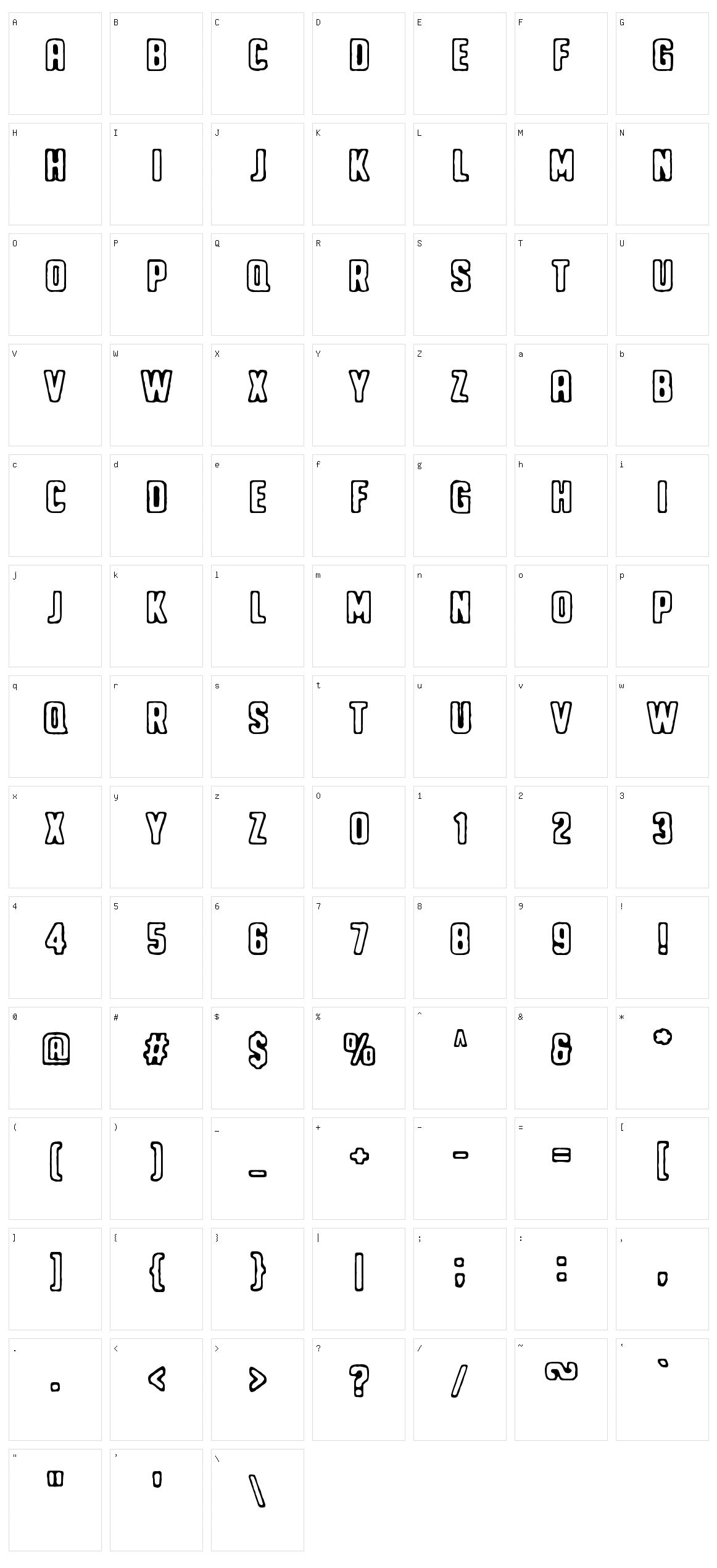 Noppalukemat Character Set