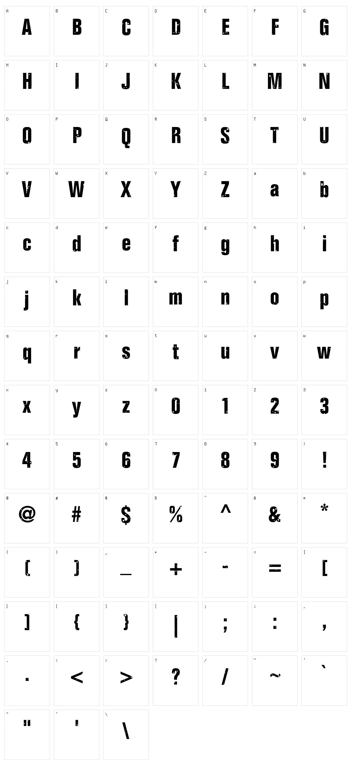Onkelz 2014 Character Set