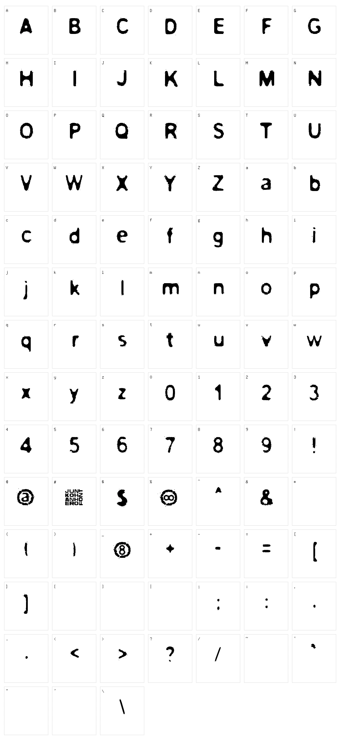 Paltamo 88300 Character Set