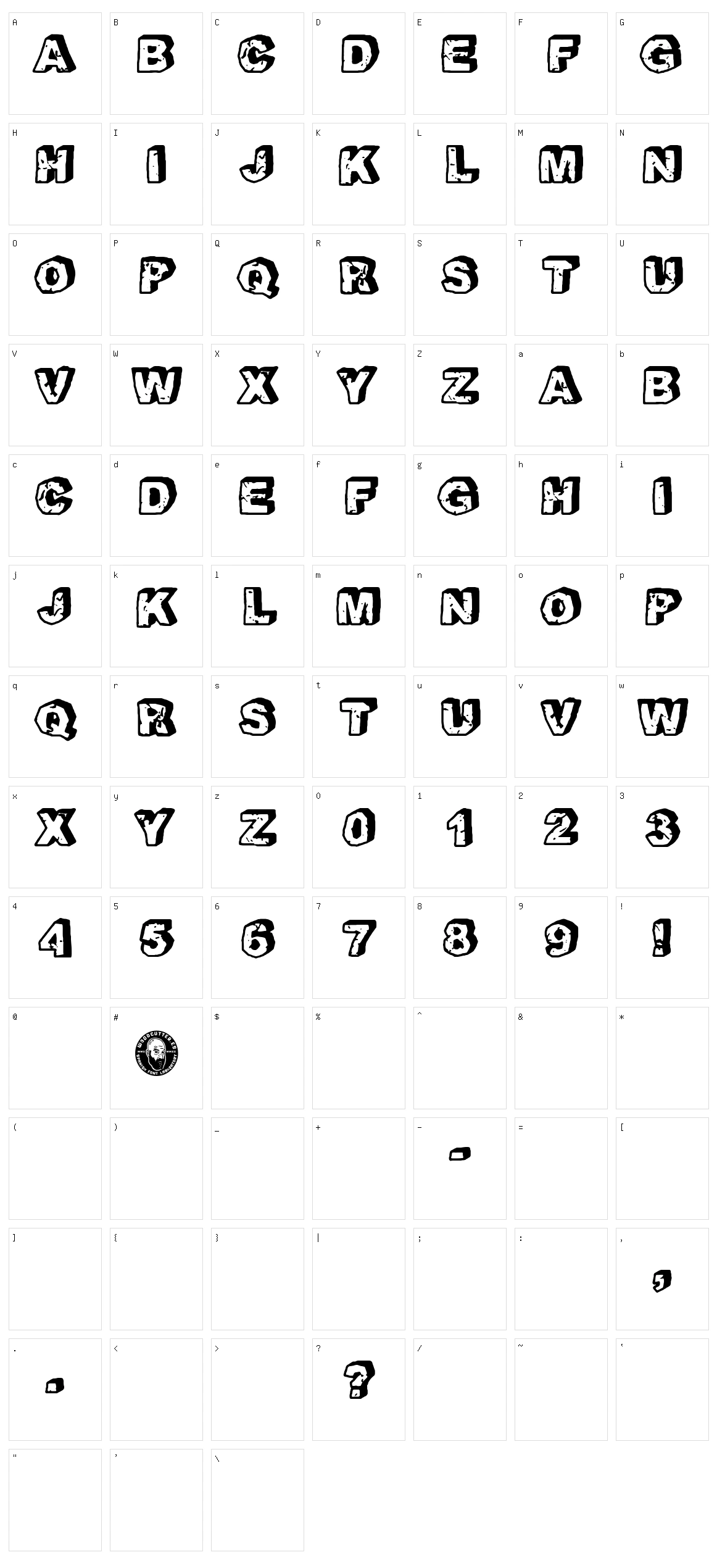 Picapiedra Character Set