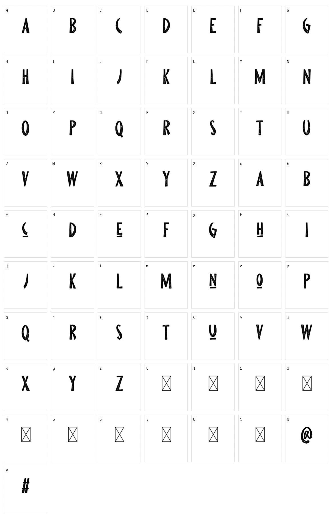 Pine Forest Character Set