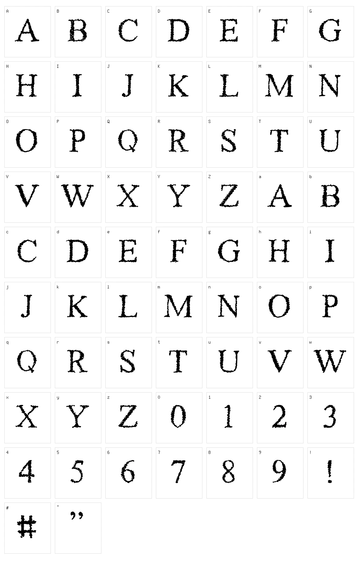 Piracy Character Set