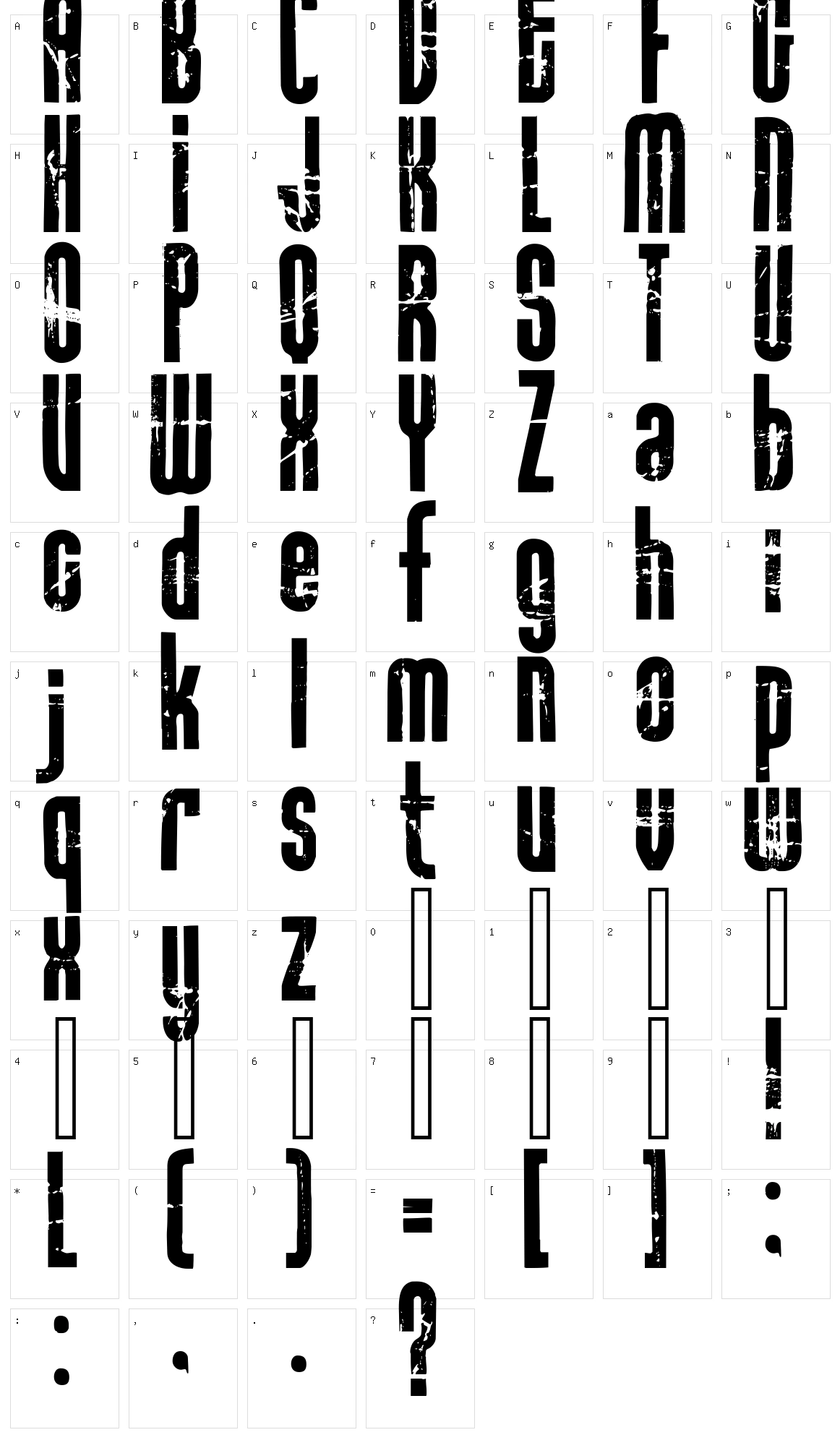 Rock it Character Set
