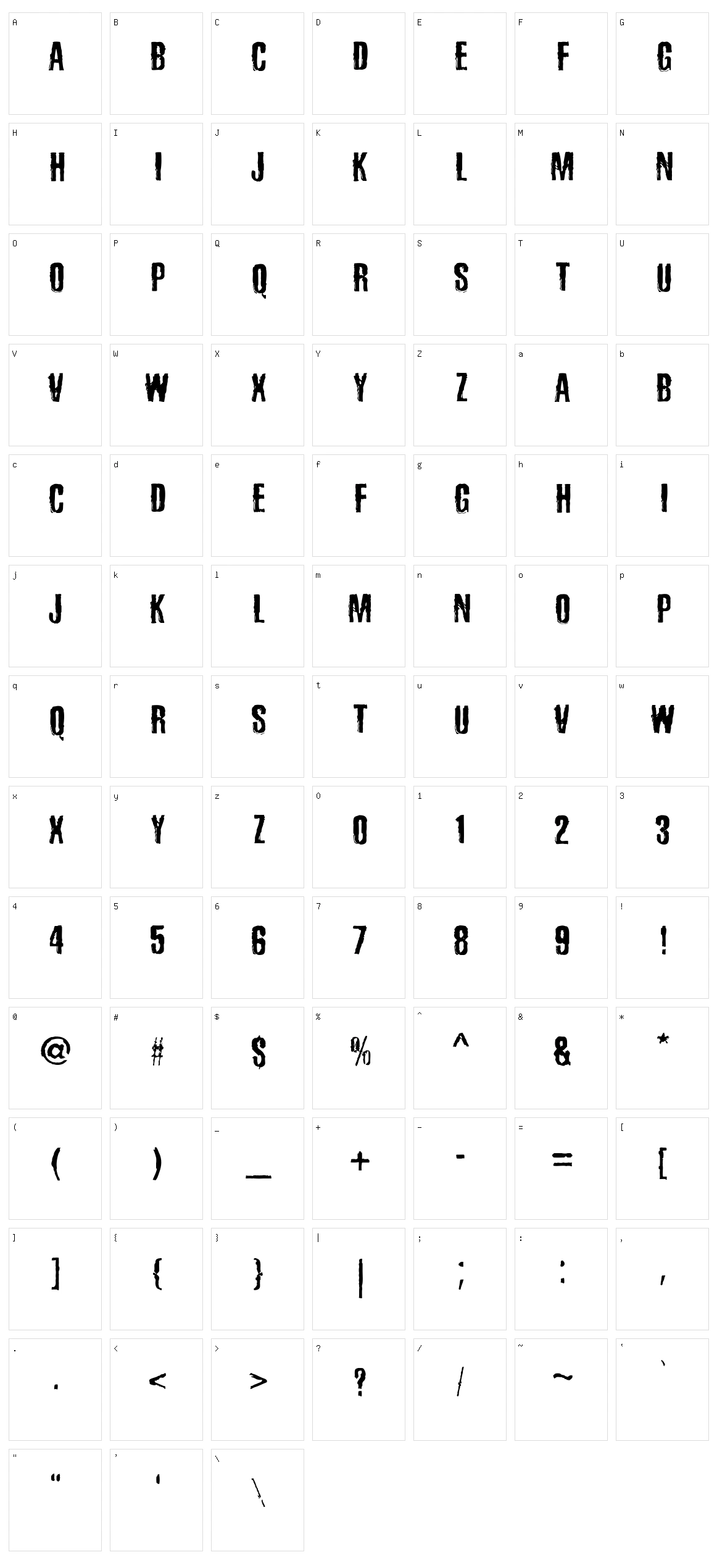 Sad Kropotkin Laugh Character Set