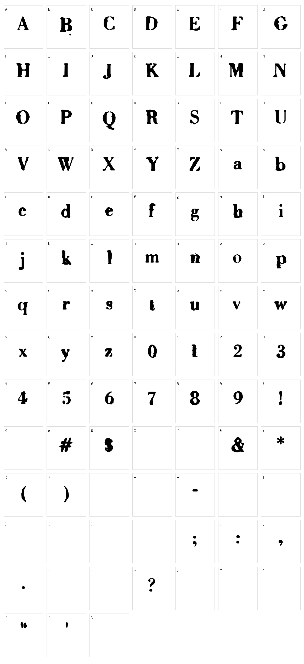Sixty Character Set