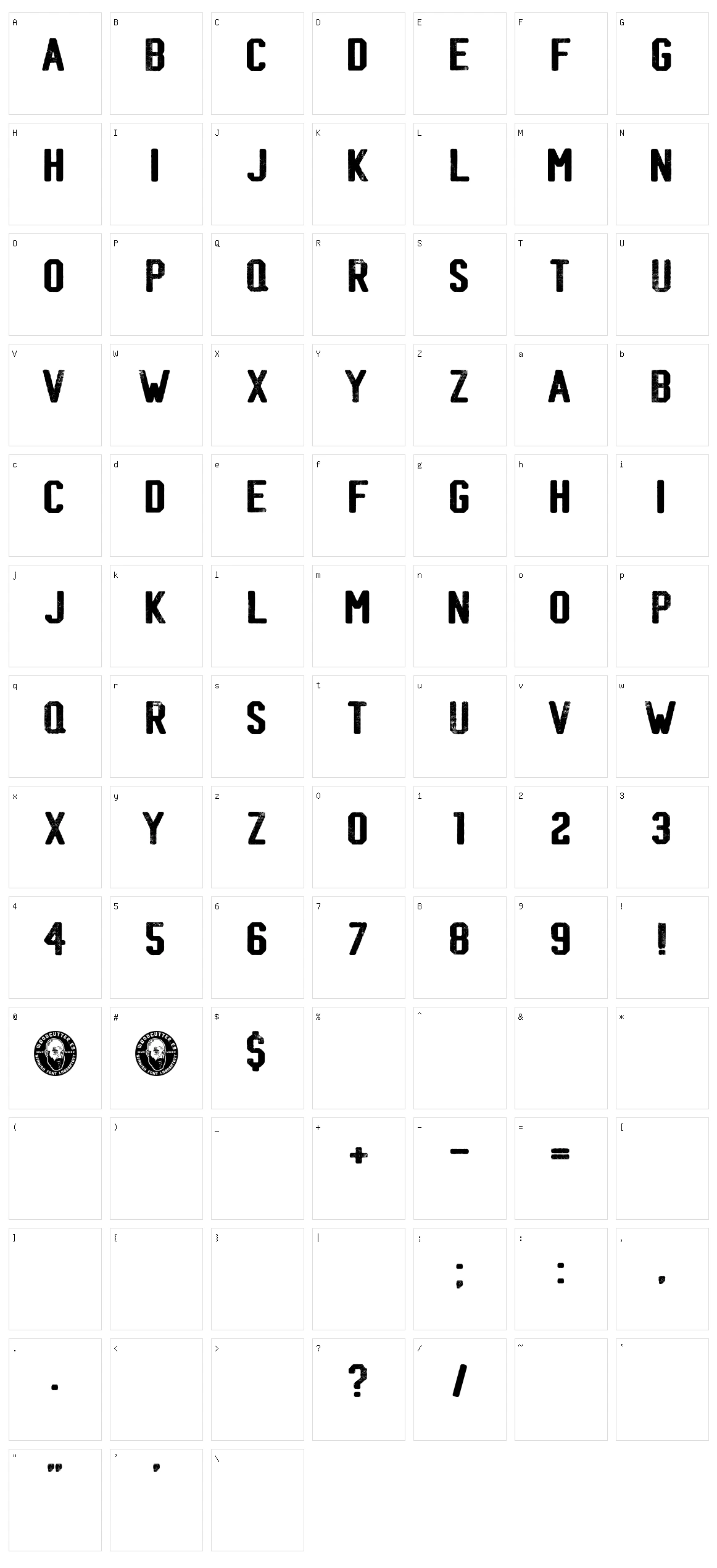 Sports Bar Character Set