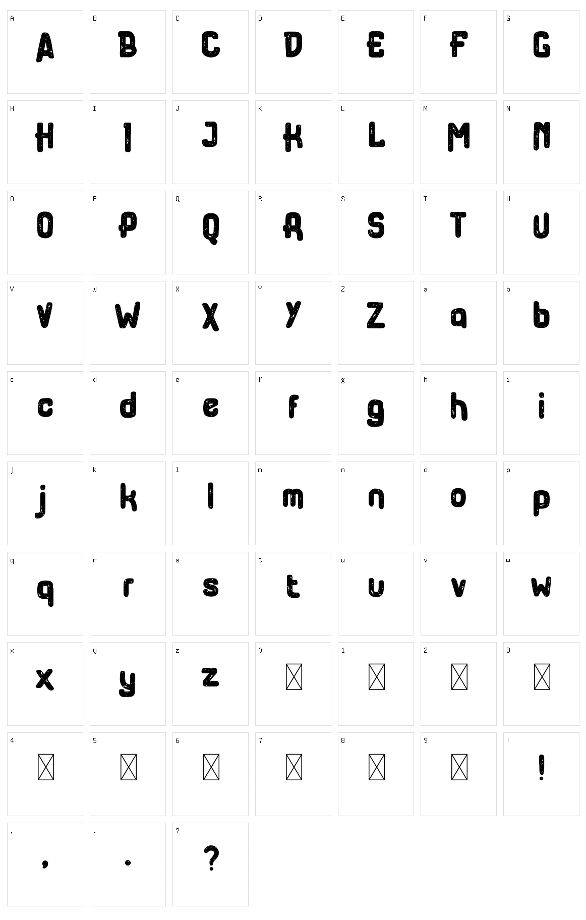 Talake Character Set