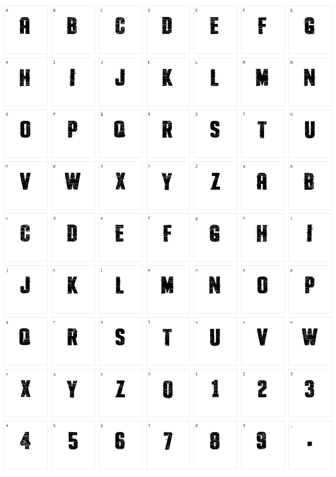 The Flast Character Set
