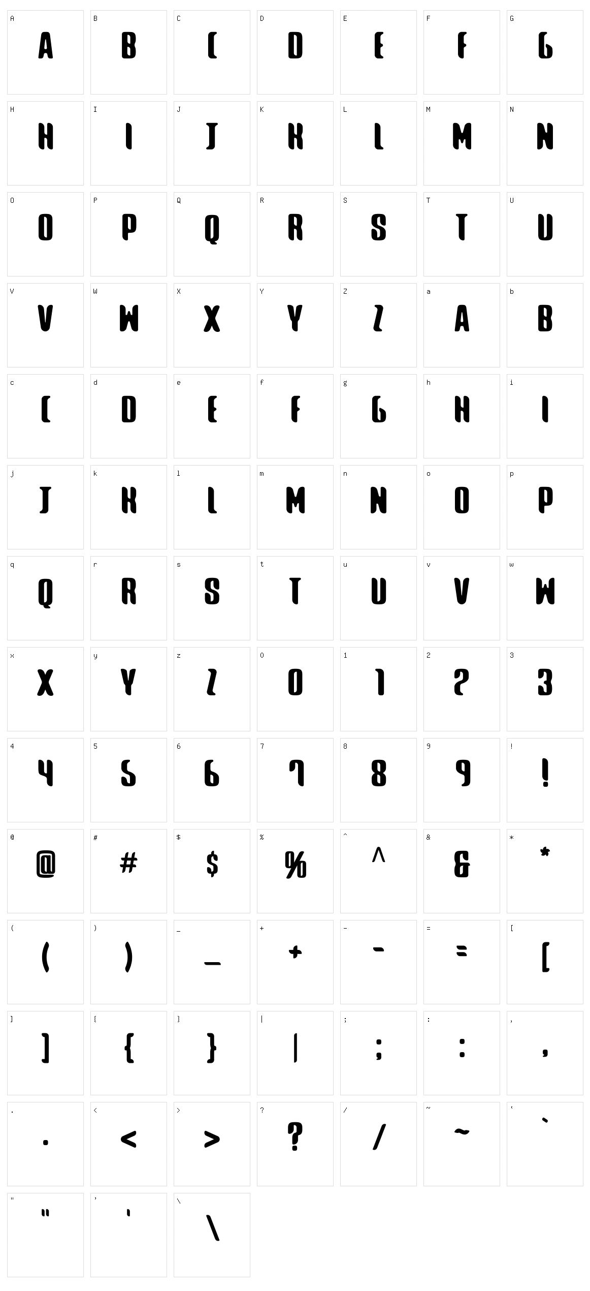 Turmeric Character Set