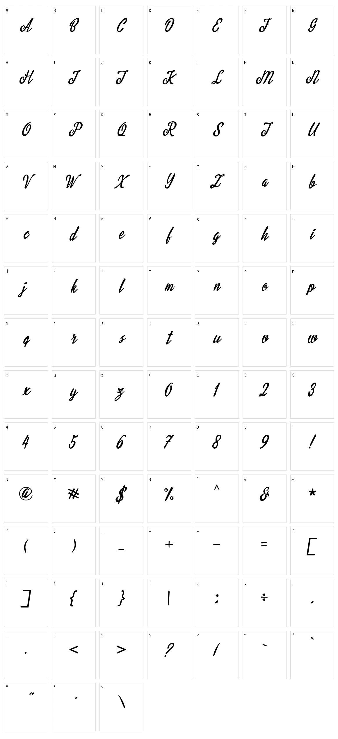 Qadisah Character Set