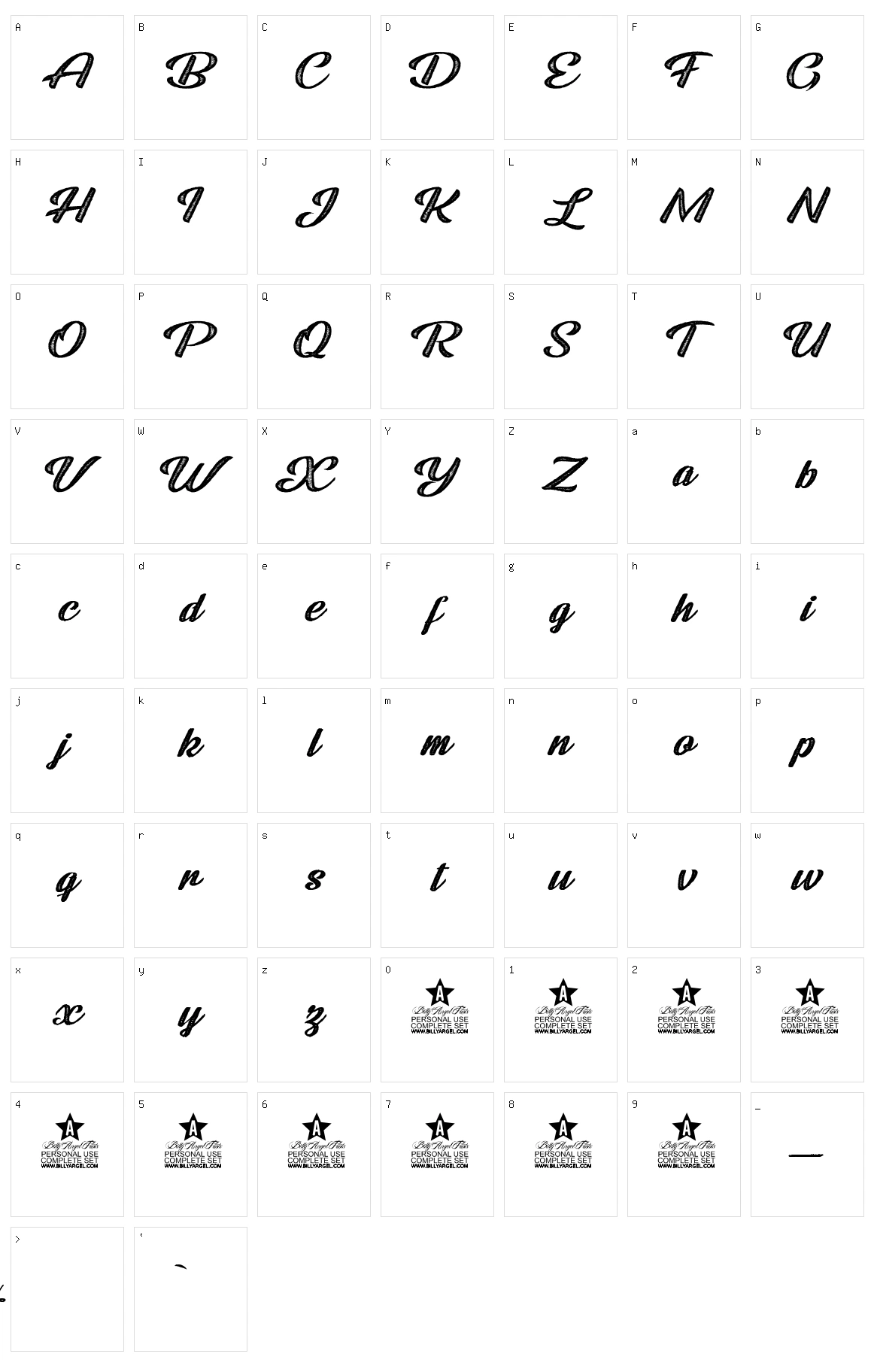 Rooster Roots Character Set