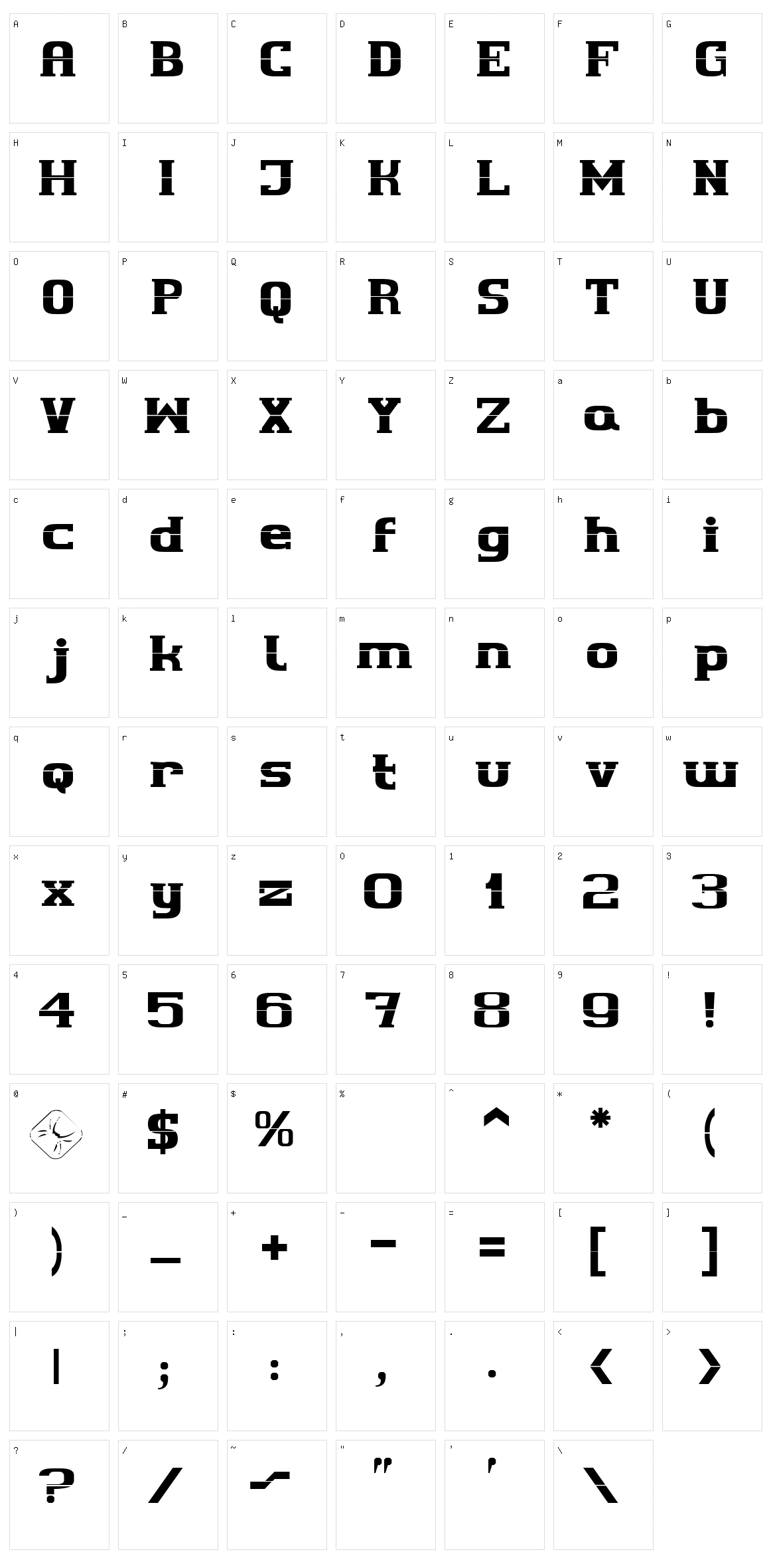 Cherif Character Set