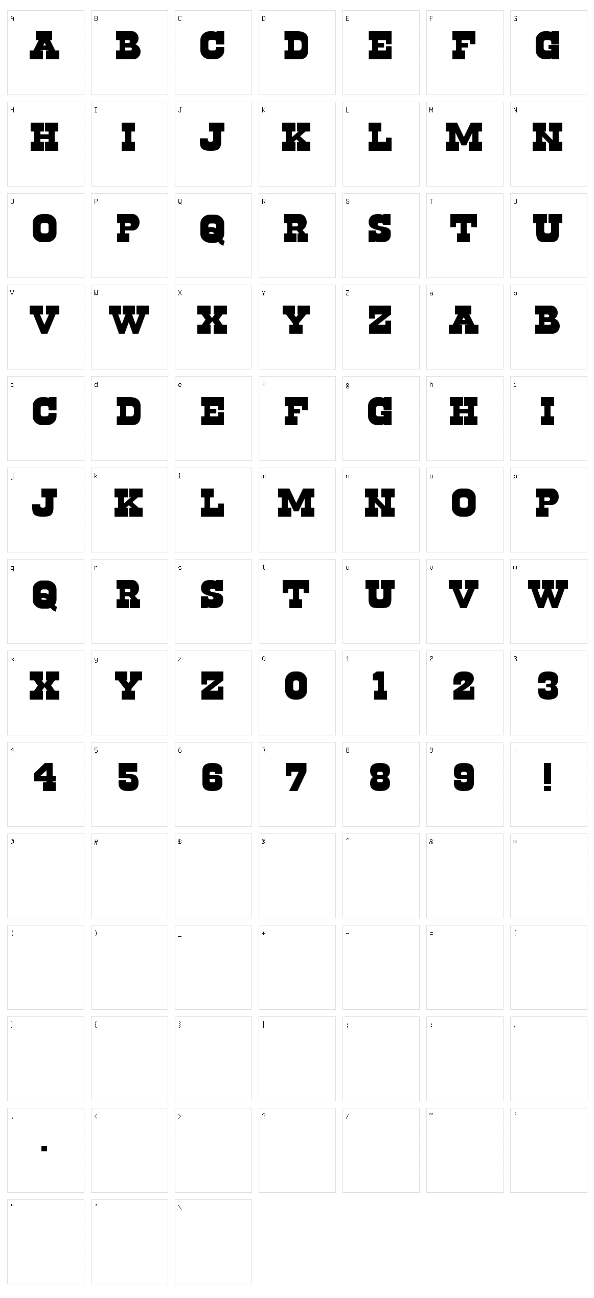 Cowboys Character Set