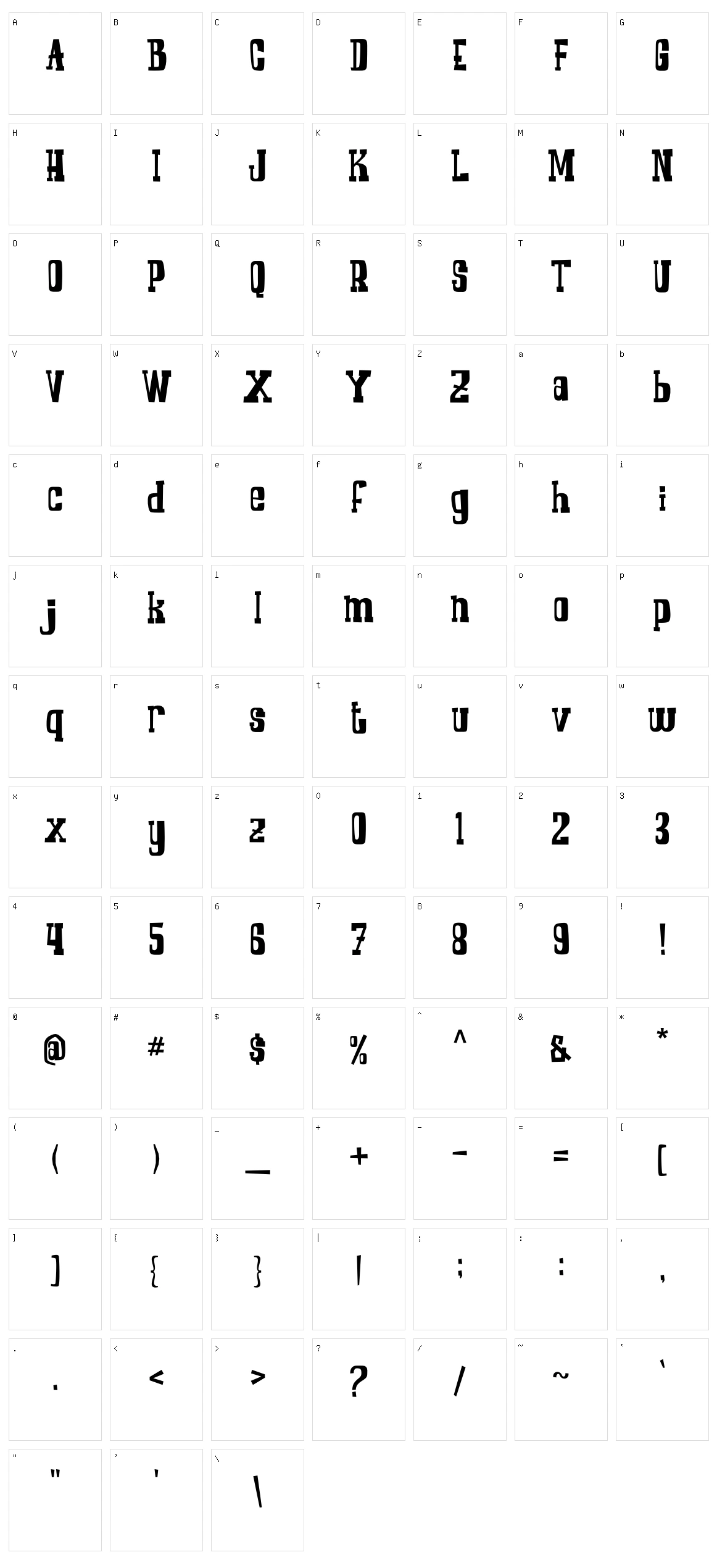 Cowboyz Character Set