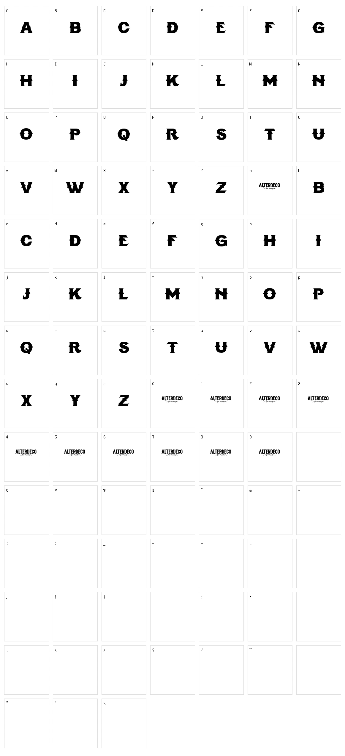 Dialog Character Set