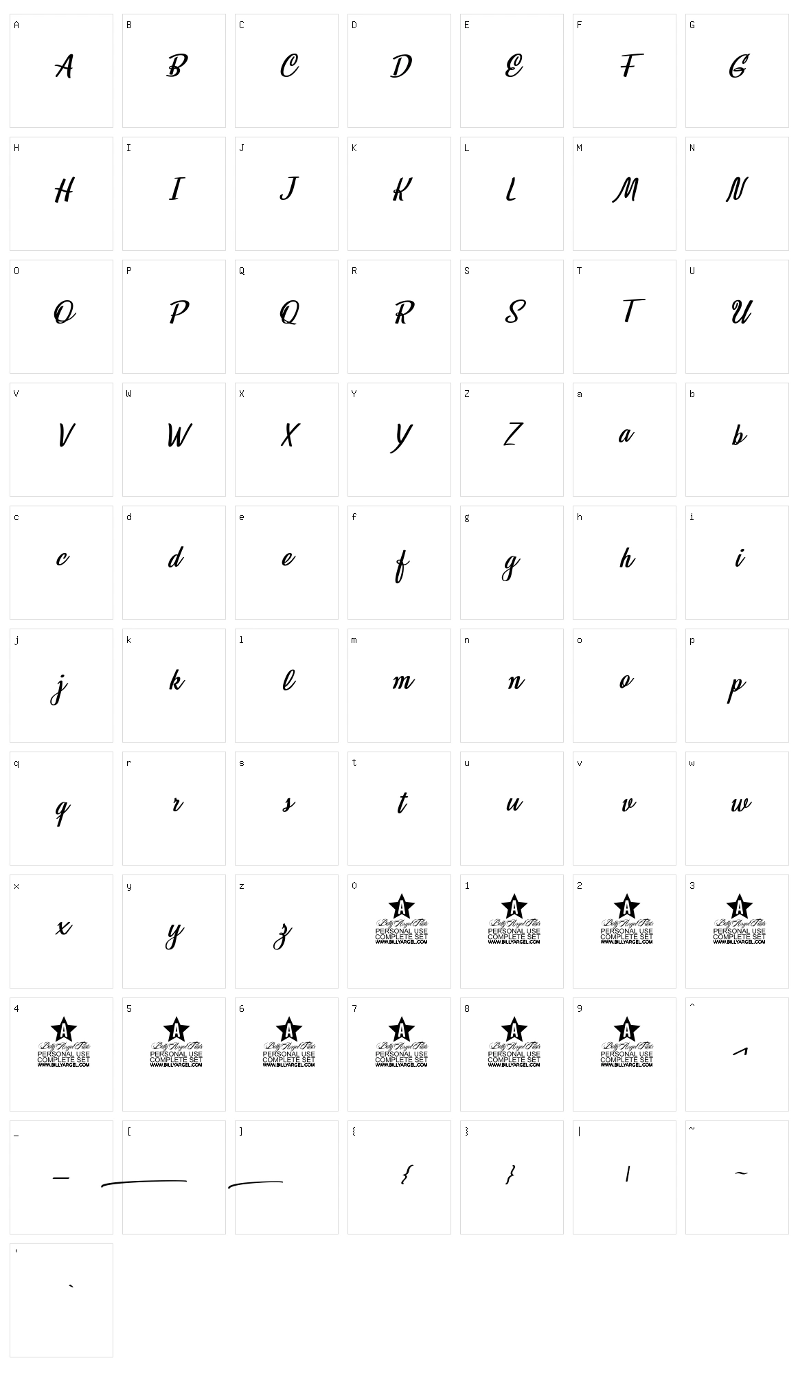 Babeface Character Set