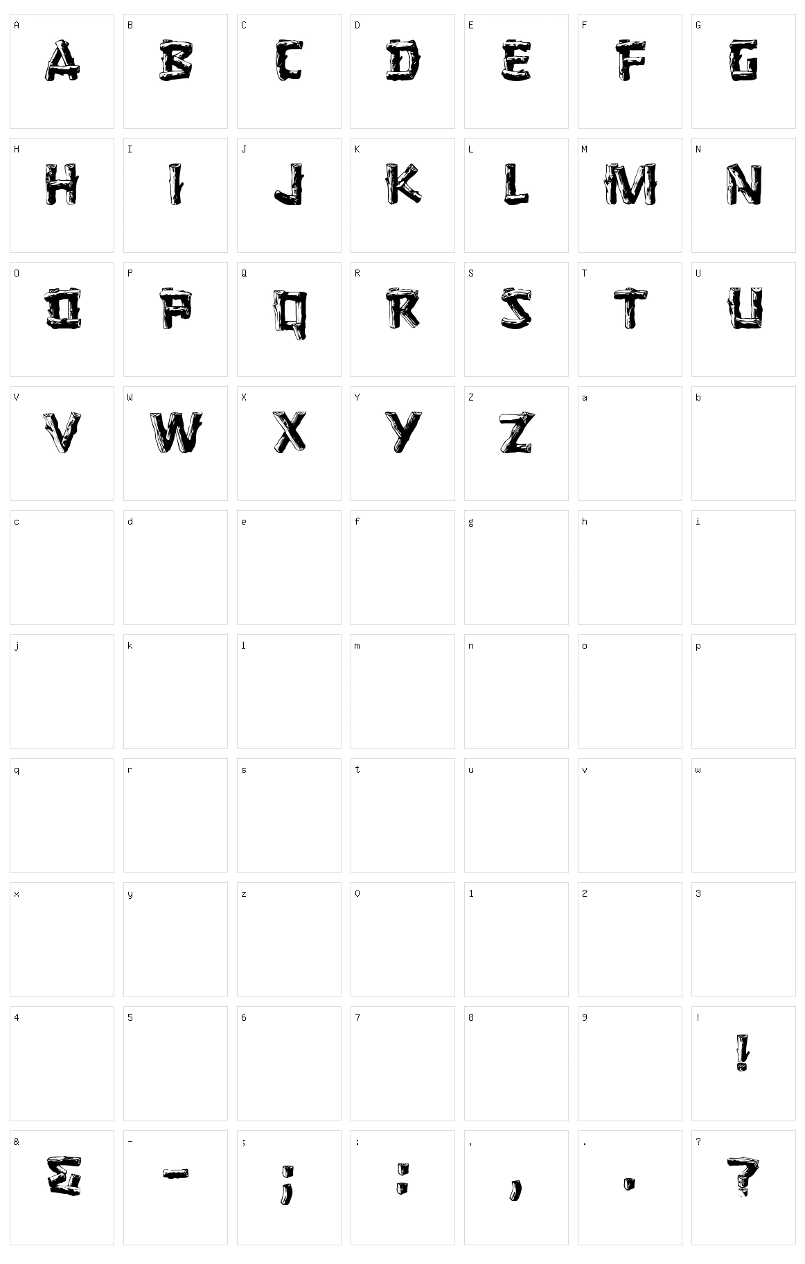 Logger Character Set