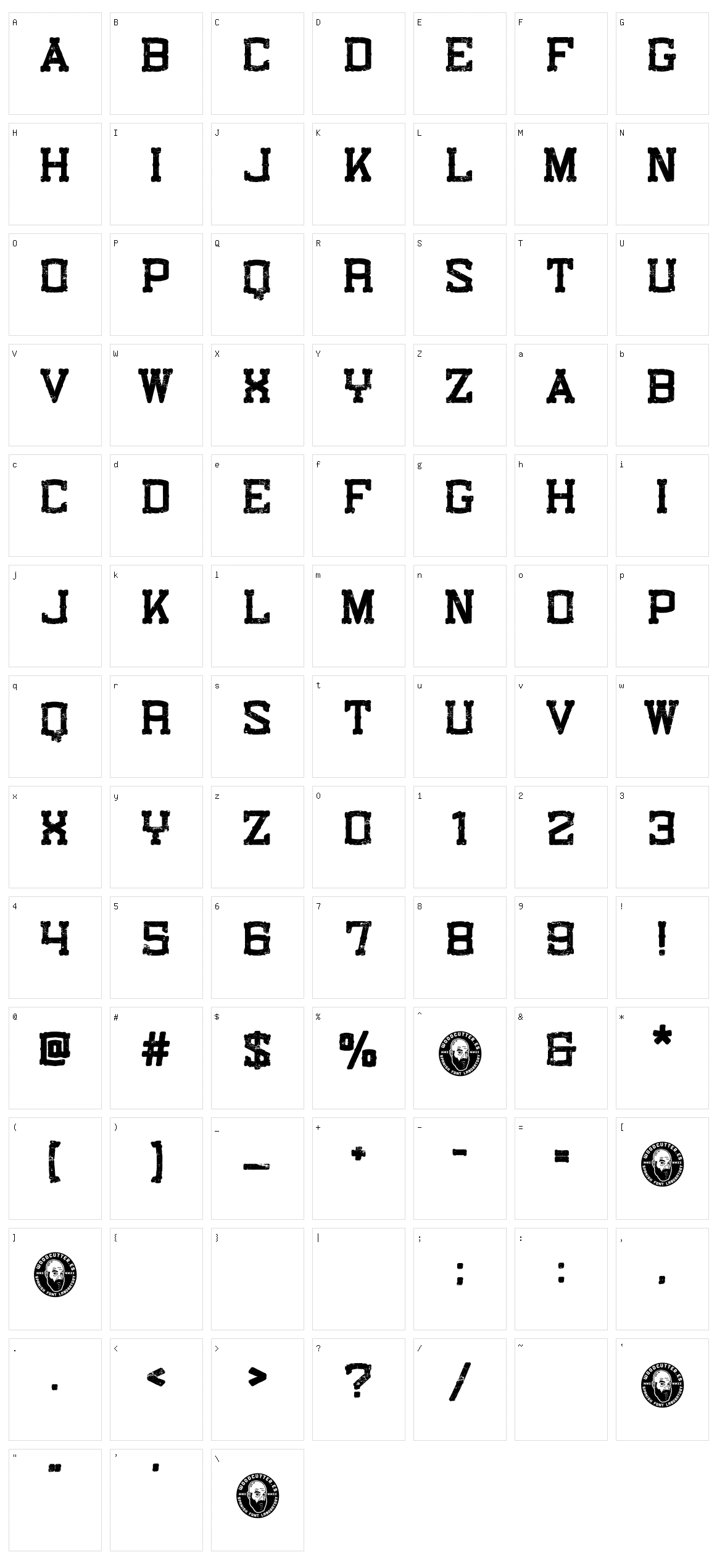 Misuri Club Character Set