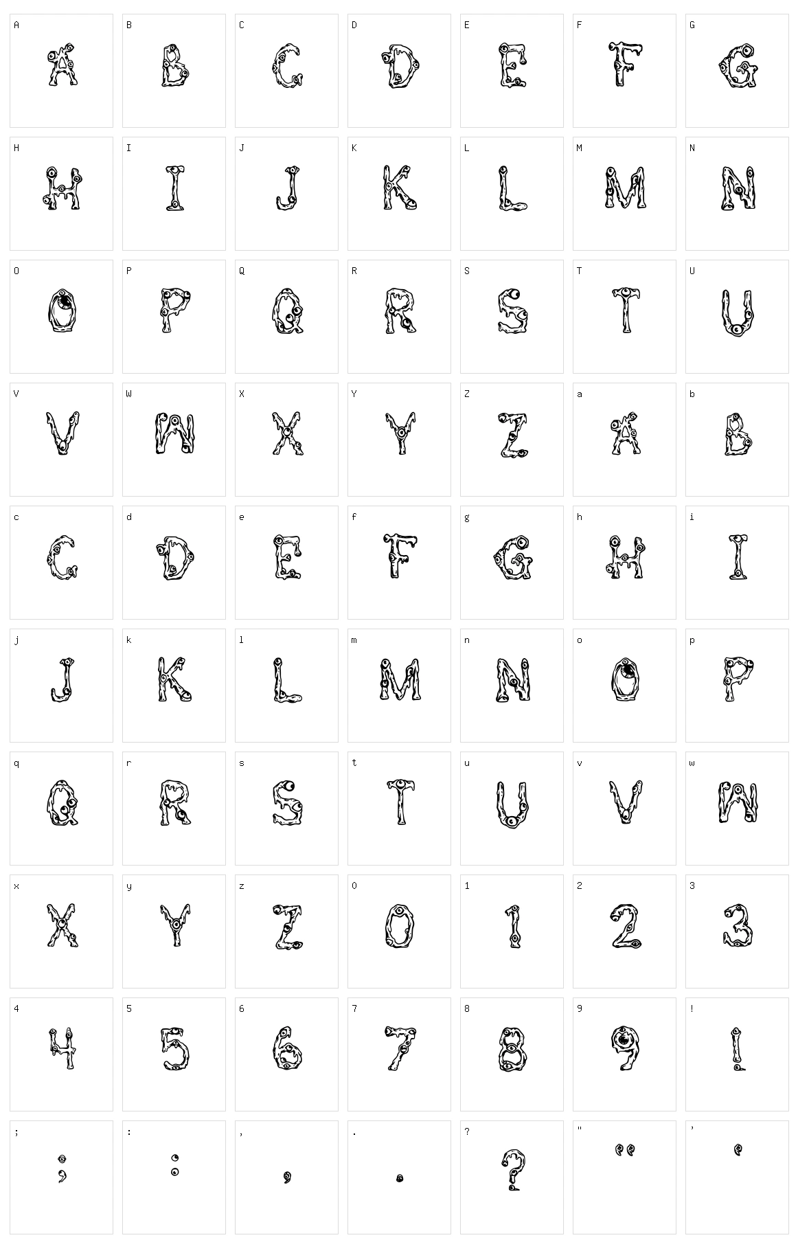 All Eyes On Me Character Set