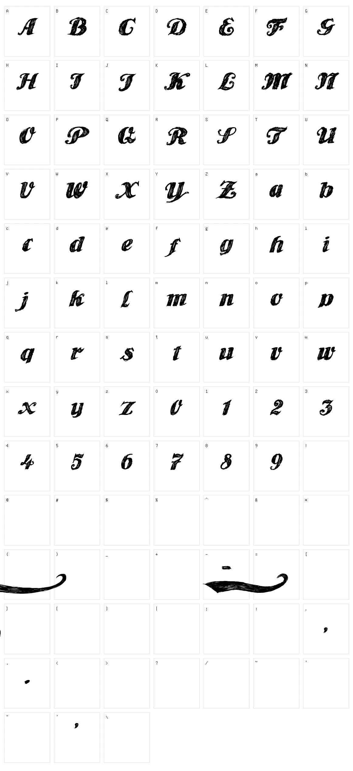 Player One Character Set