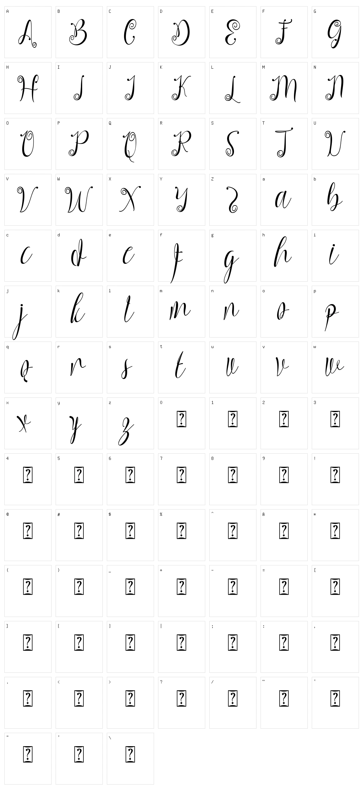 Charllona Character Set