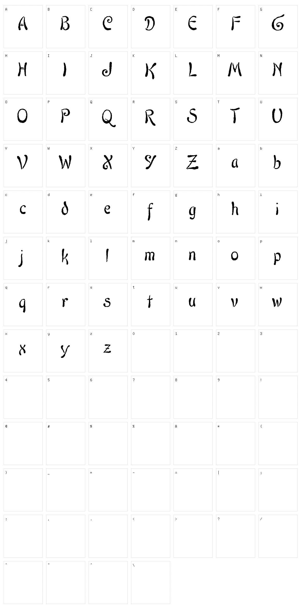 Facade Pro Character Set