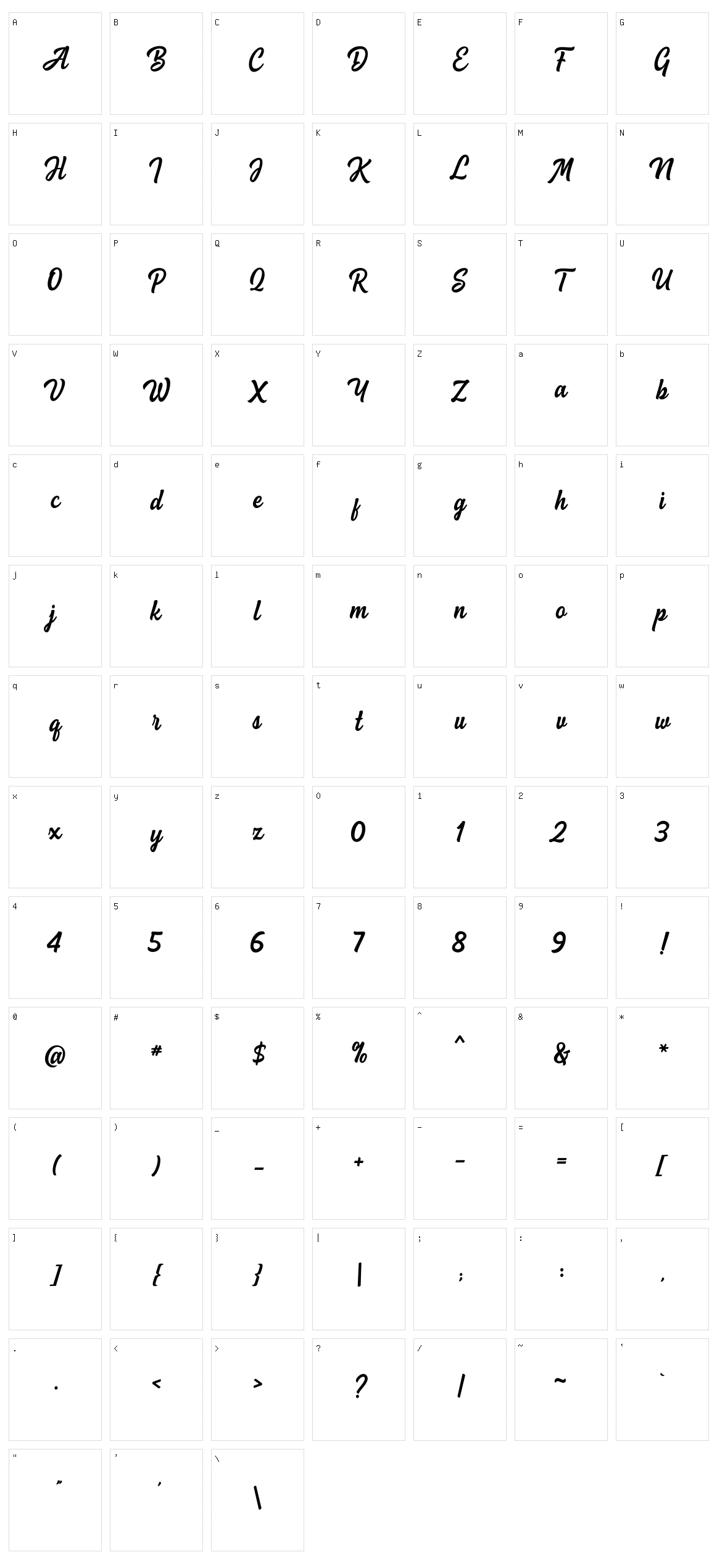 Spellkid Character Set