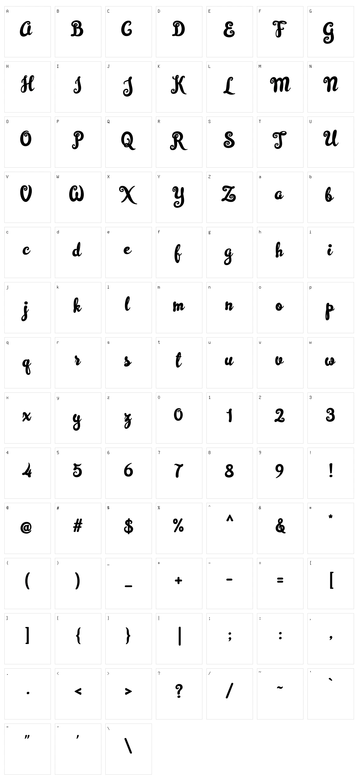 Simplisicky Character Set