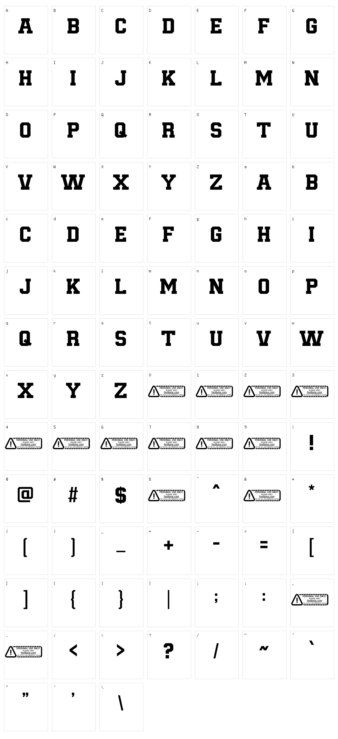Become Character Set