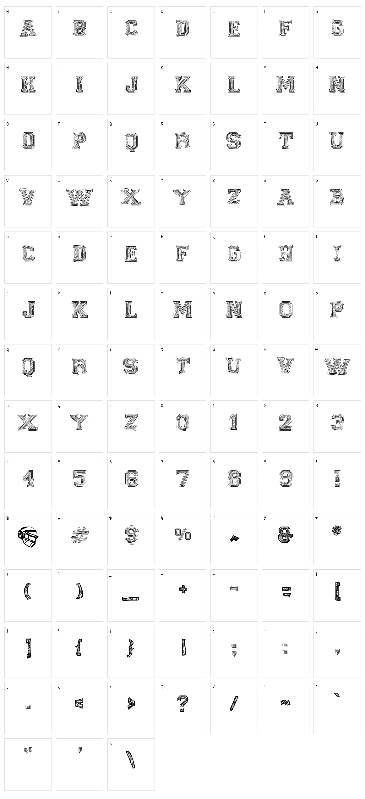 Fine College Character Set