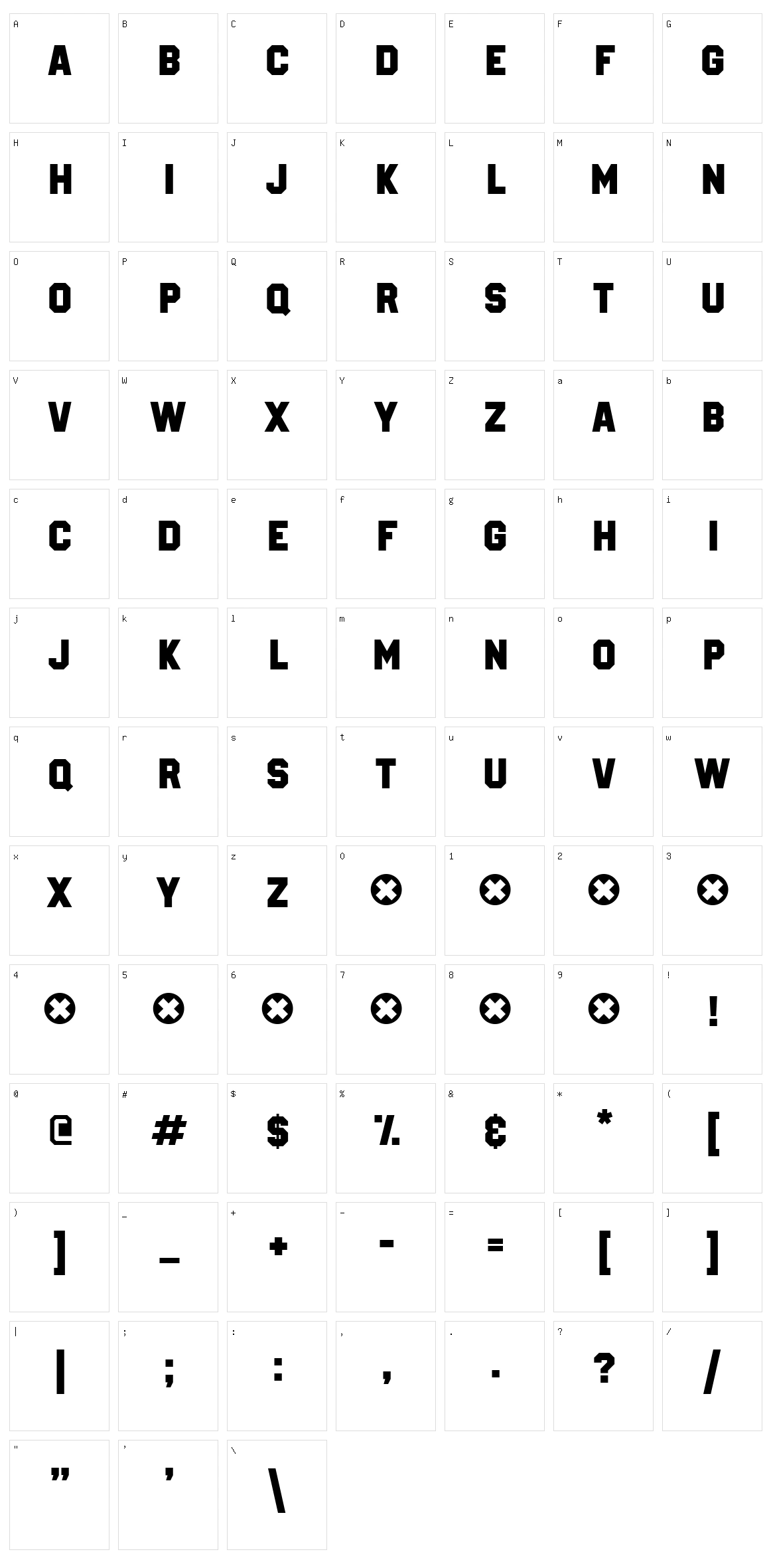 Millionaire Character Set