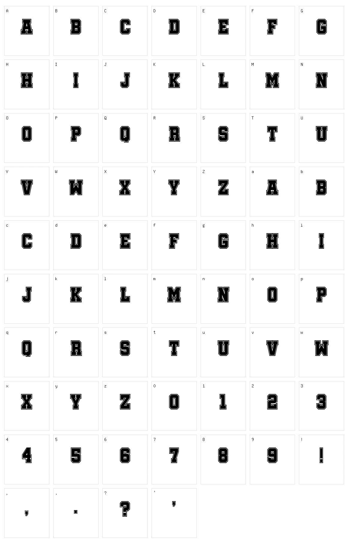 Soccer League Character Set