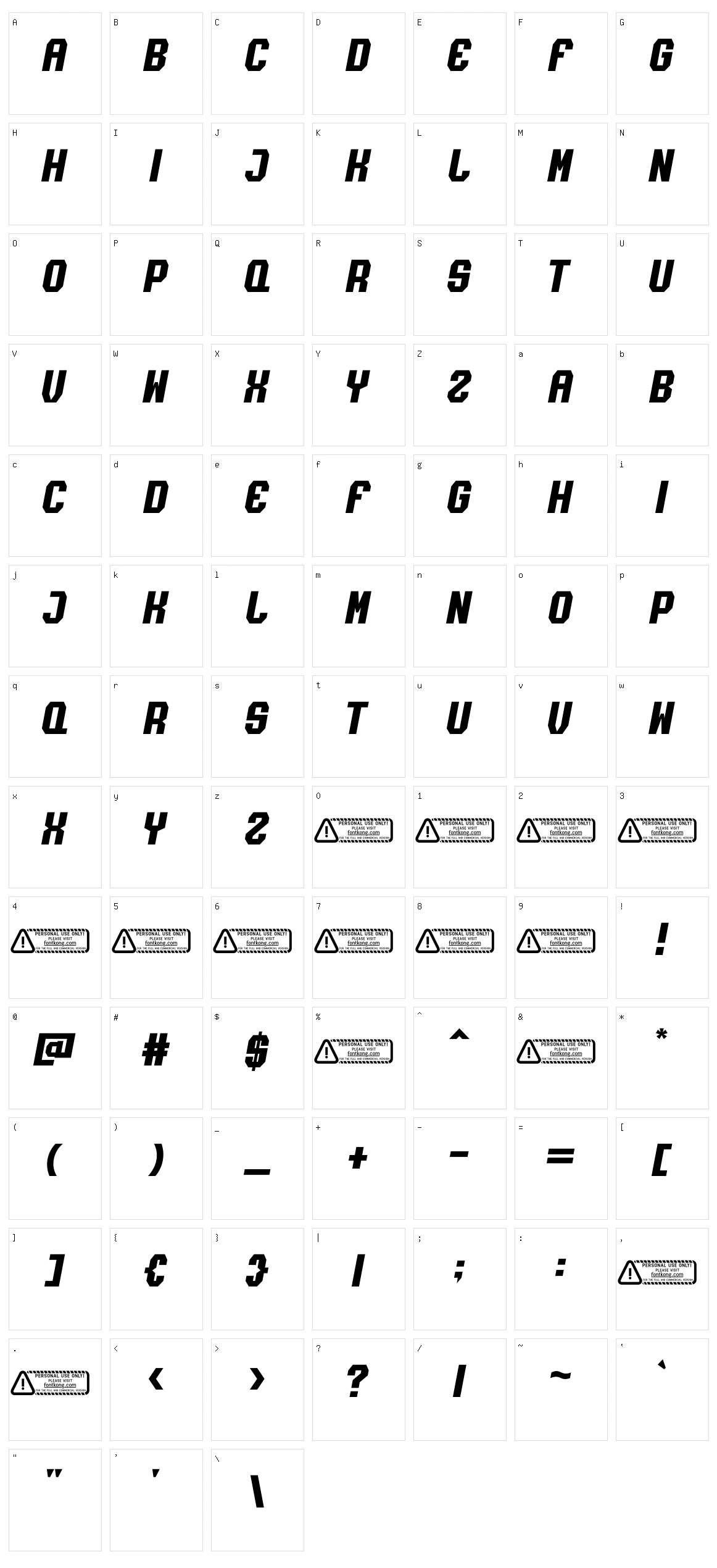 United Character Set