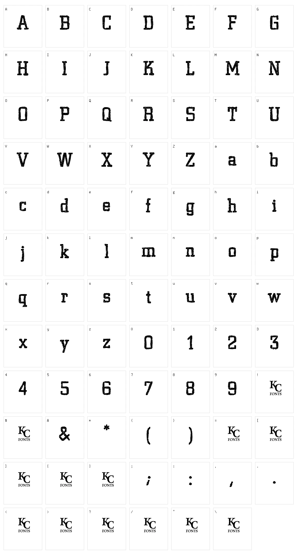 Varsity Playbook Character Set