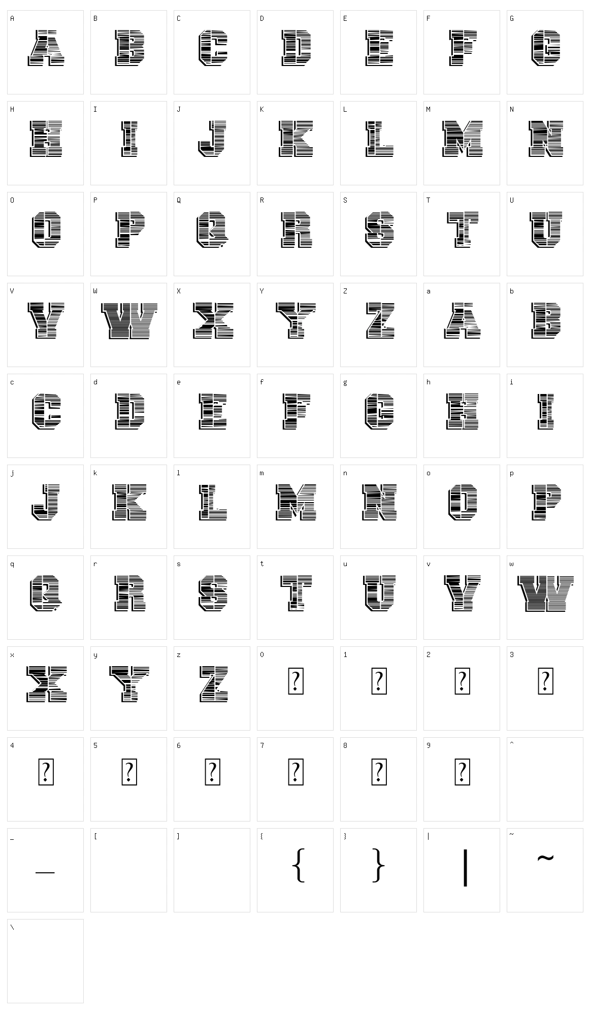 Vtks University Character Set