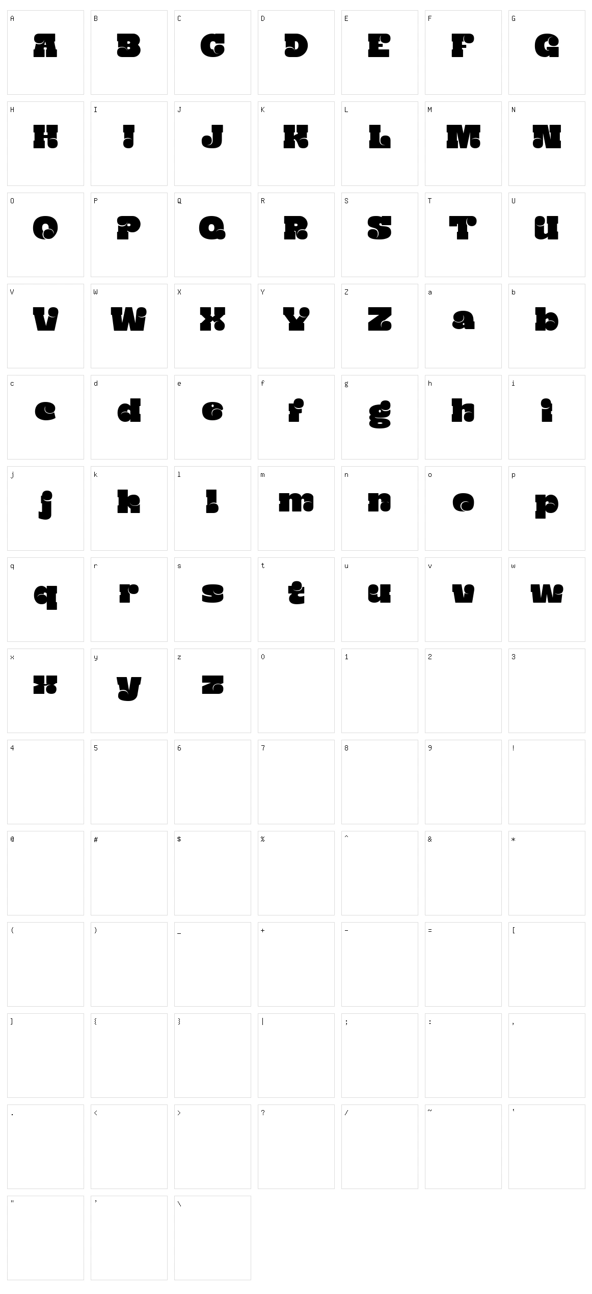 Acting Character Set