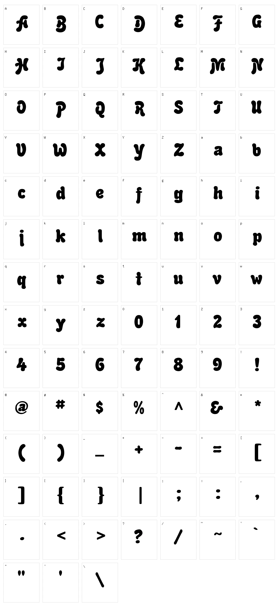 Advert Character Set