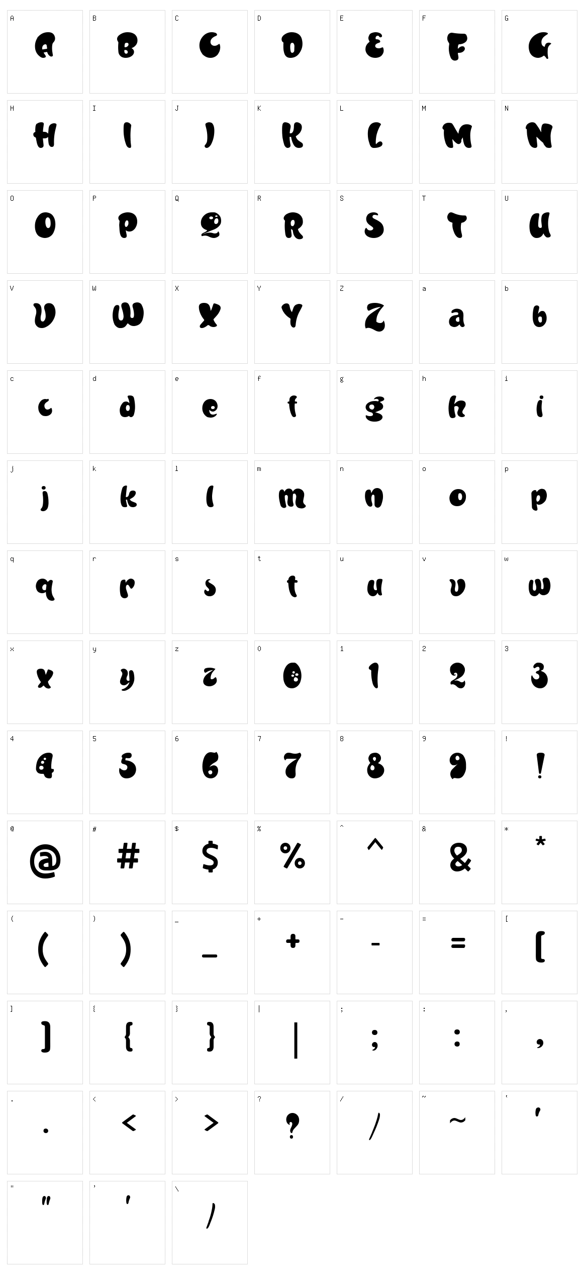 Airtiris Scooper Character Set
