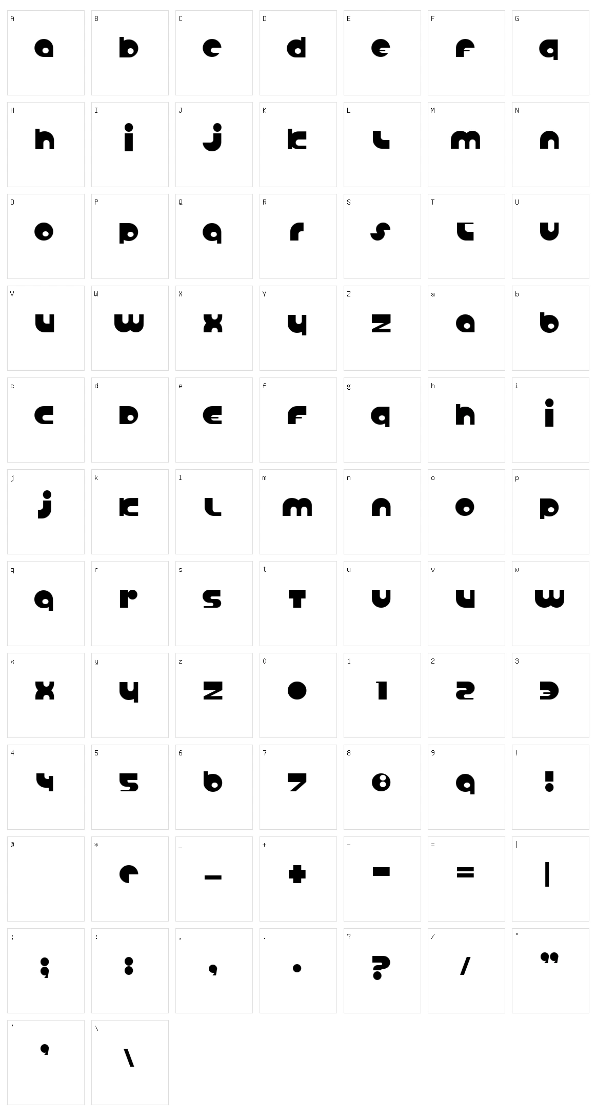 Anabolic Spheroid Character Set