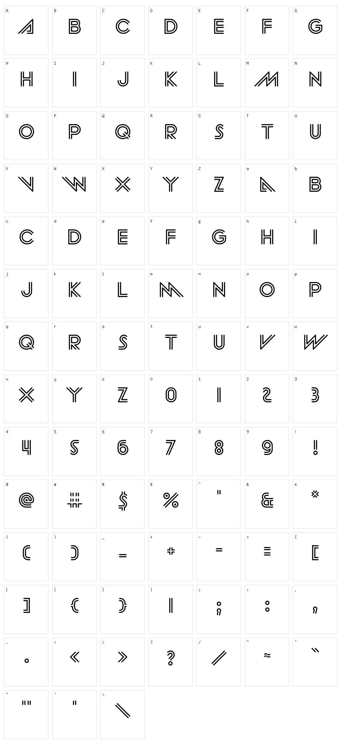 Ankh Sanctuary Character Set
