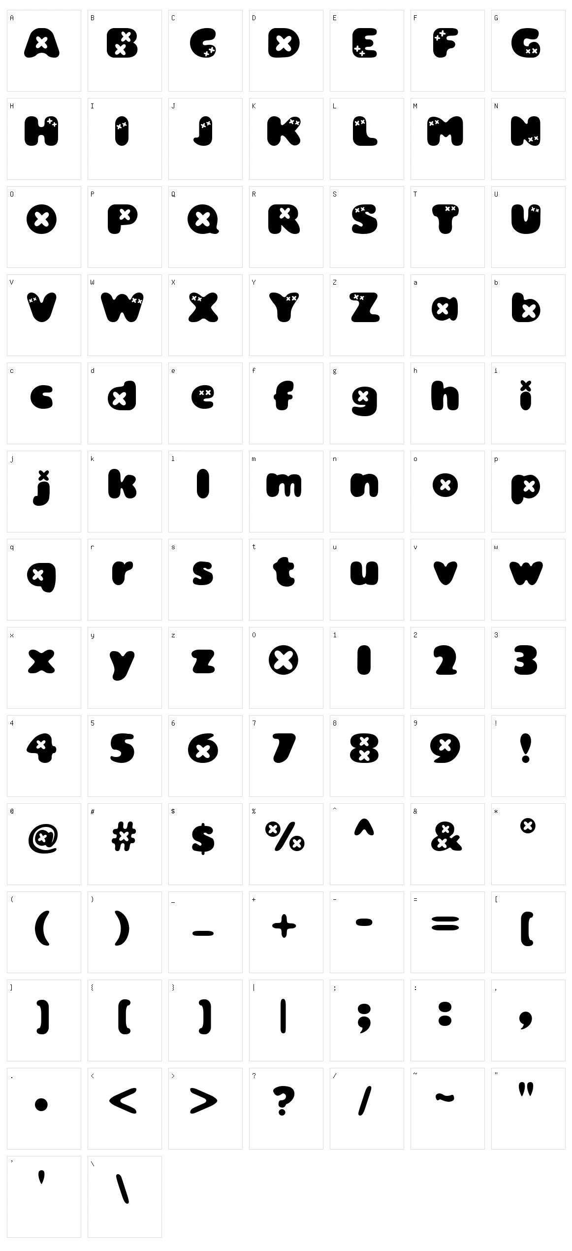 Bambino Character Set