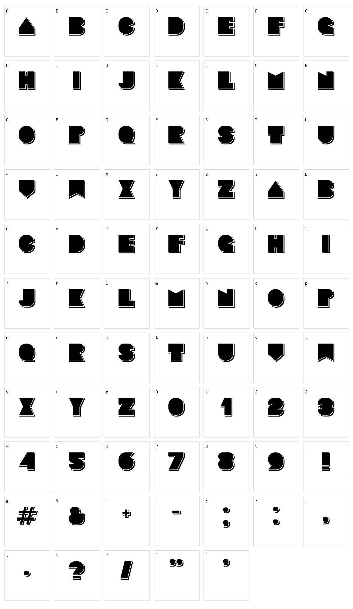 Basenglah Character Set