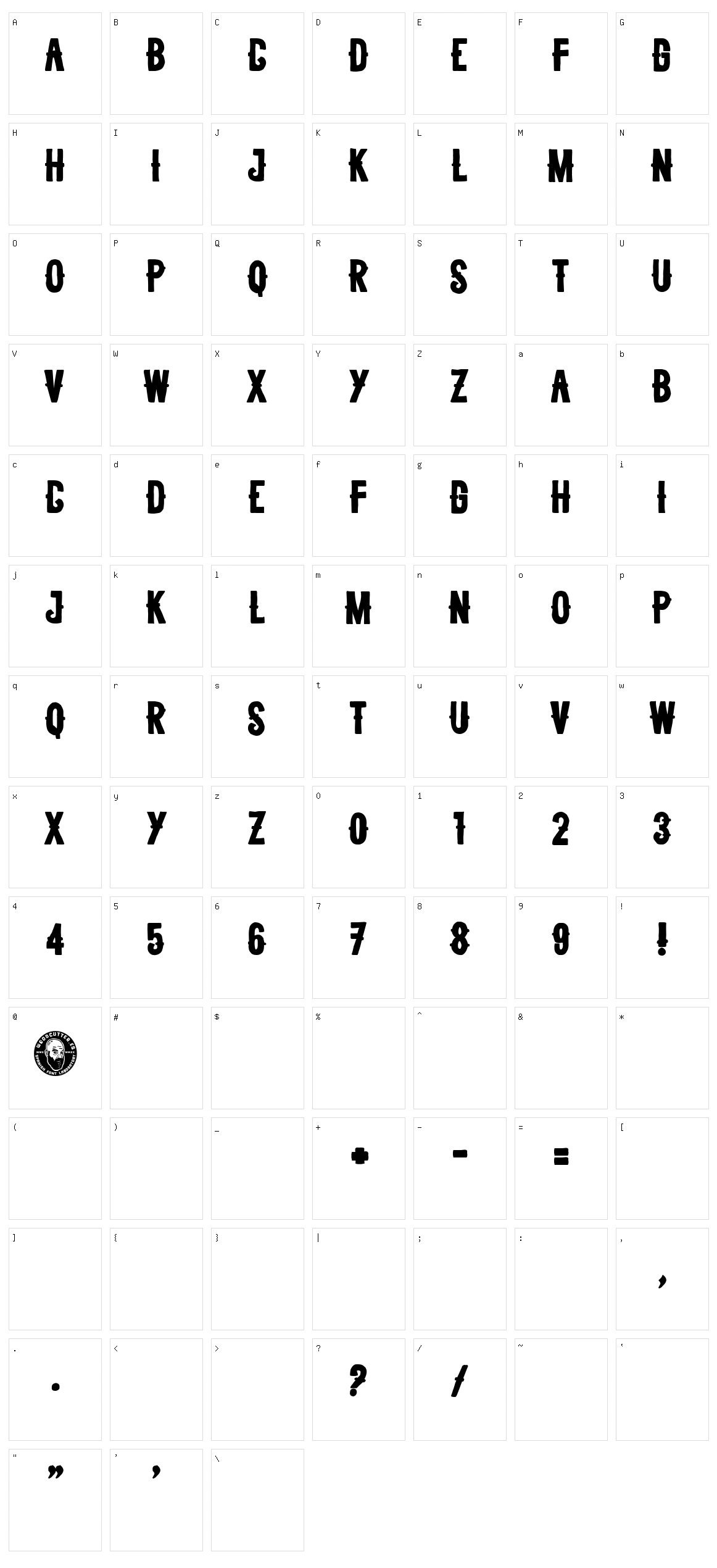 Berlin Calling Character Set