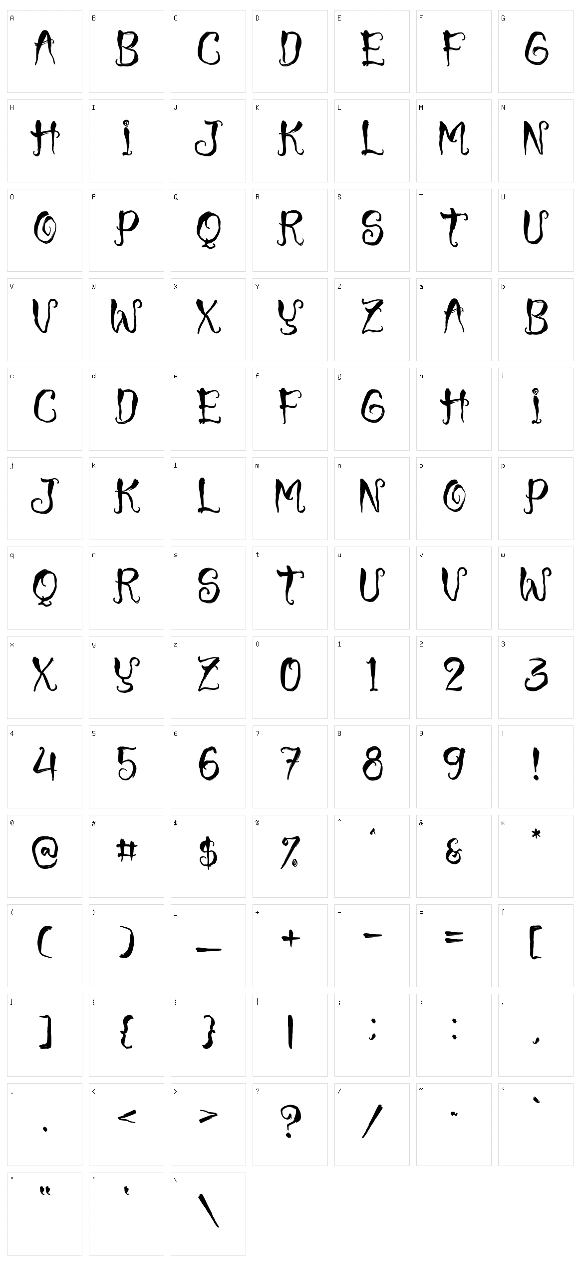 Scream Ghost Character Set