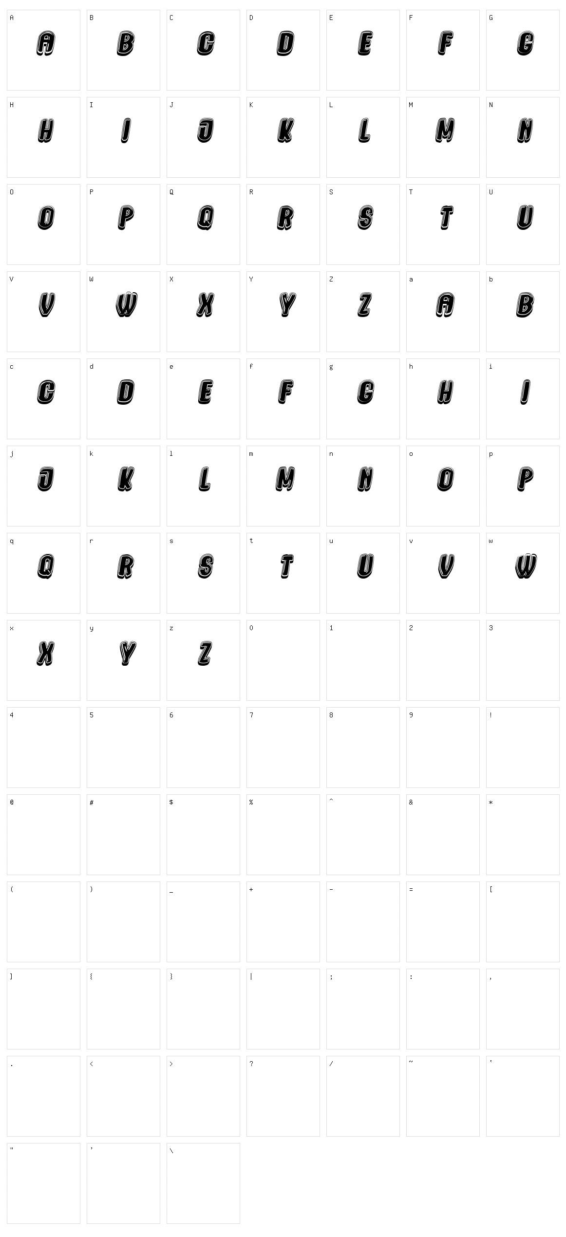 Bubble Comics Character Set