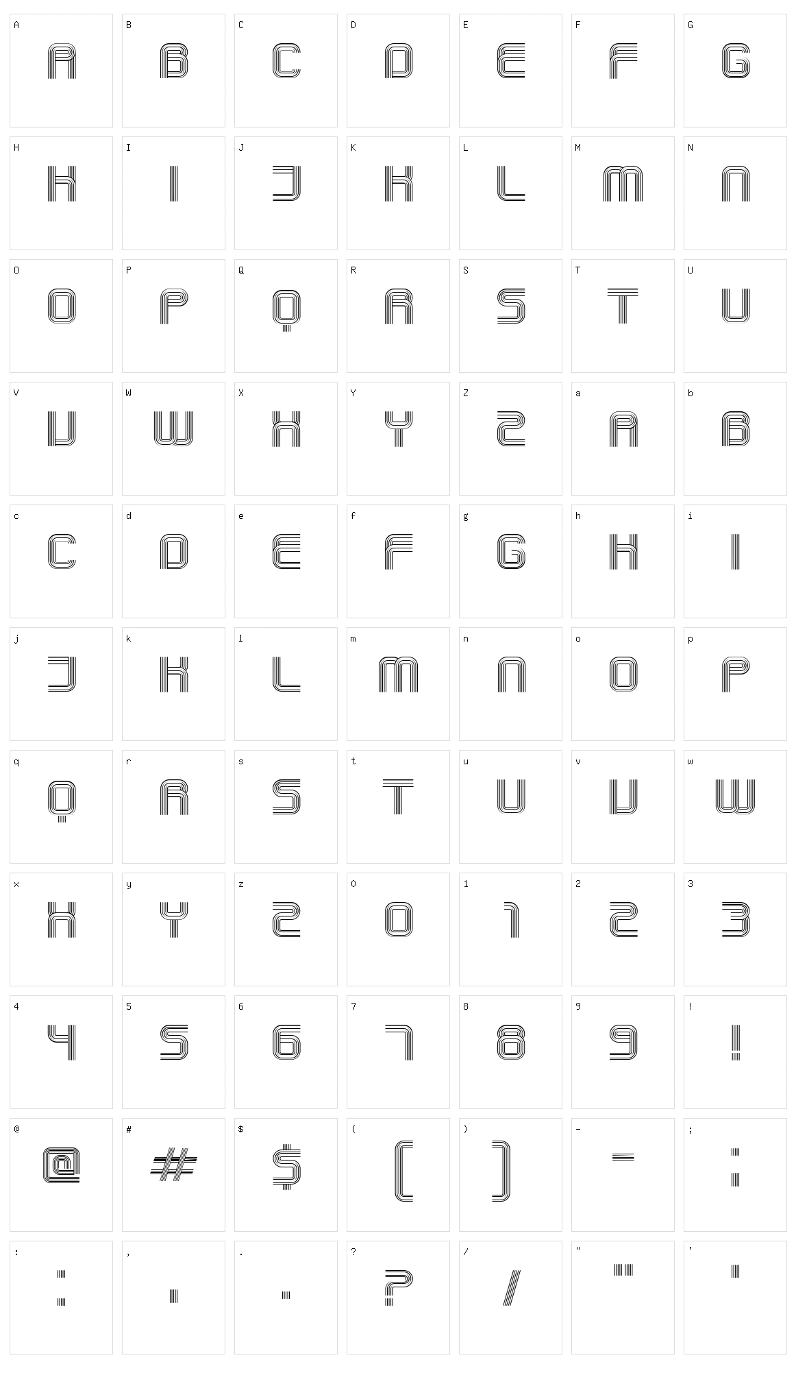 Capitol Character Set