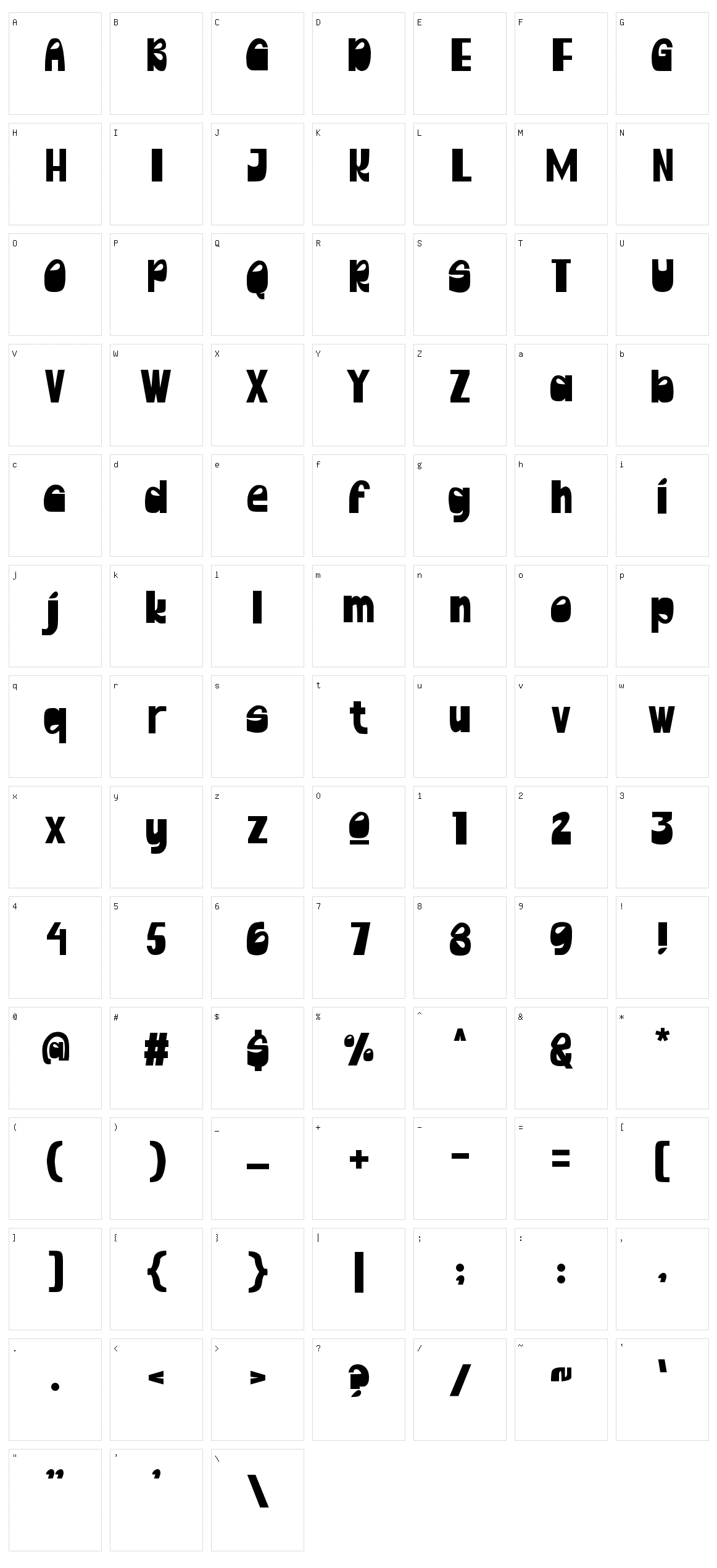 Chilok Character Set