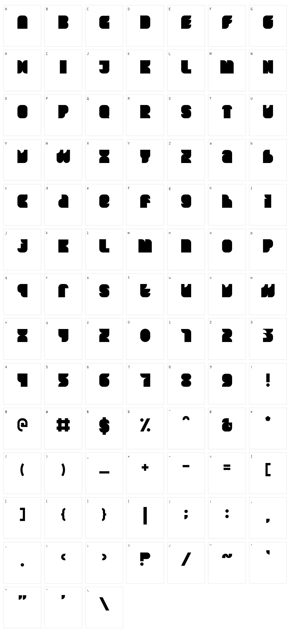 Chingchay Character Set