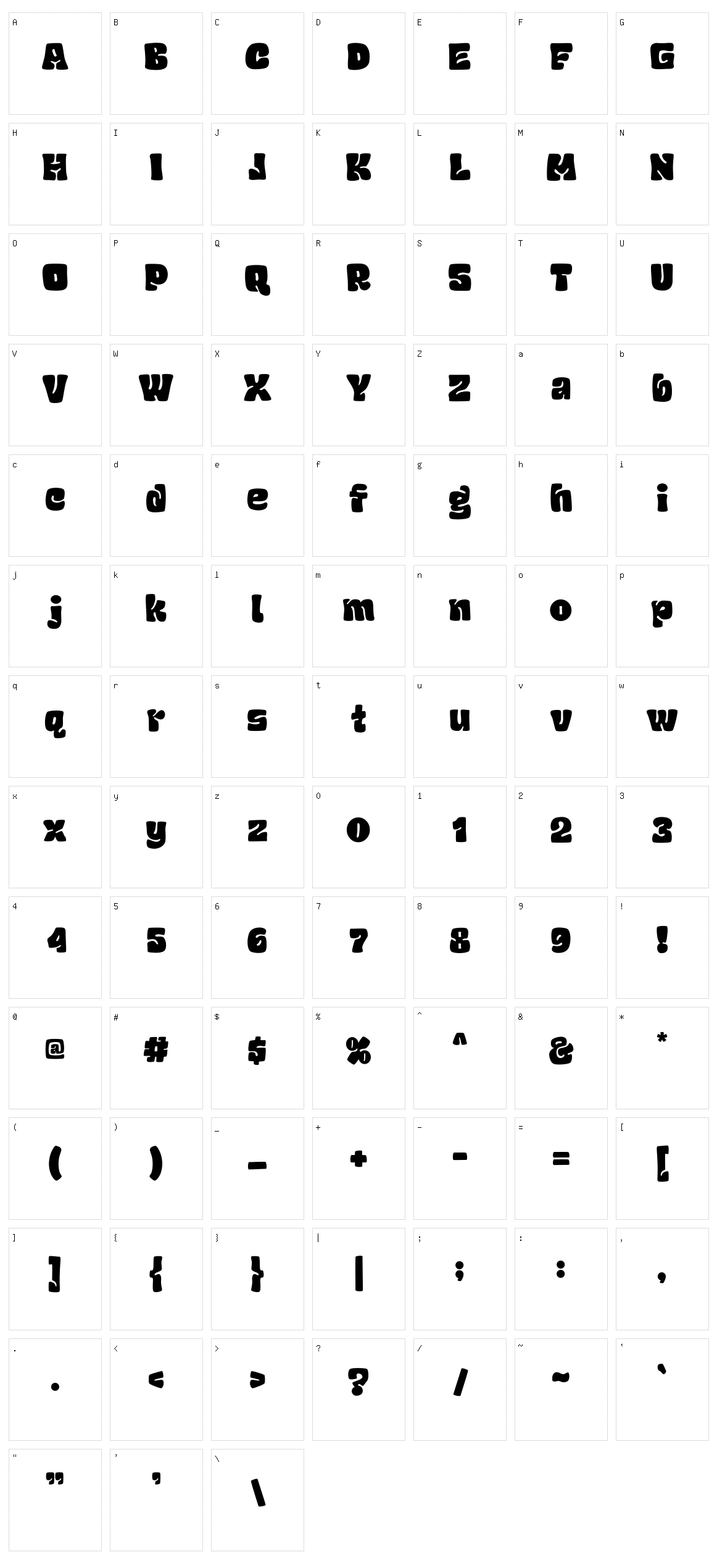 Chubby And Groovy Character Set